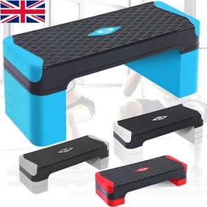 Aerobic Stepper Adjustable Height 2-3-5 Levels Exercise Stepper for Home Yoga - Picture 1 of 24