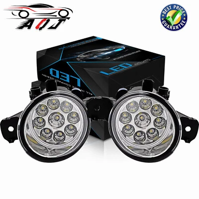 Bumper White Fog Light Lamp For Nissan Rogue Sport 2017-2019 Qashqai 2014-2017 - Изображение 1 из 4