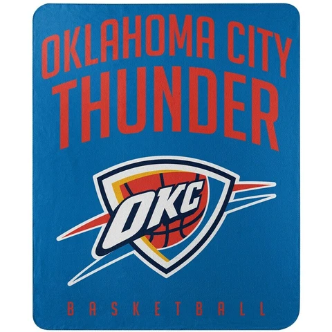 Oklahoma City Thunder Fleece Throw Blanket Cover