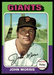 1975 Topps Baseball Card John Morris San Francisco Giants #577 EX-MT - Picture 1 of 2