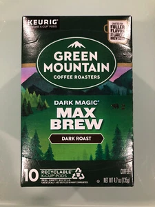 GREEN MOUNTAIN COFFEE ROASTERS DARK MAGIC MAX BREW DARK ROAST KCUPS 10CT - Picture 1 of 2