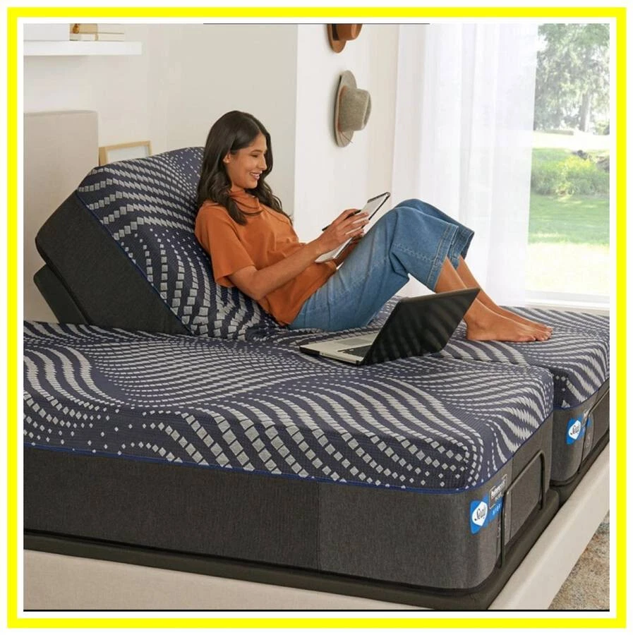 COLCHONES HÍBRIDOS DE POSTURA CALIFORNIA KING SEALY SPLIT BASE ELÉCTRICA FÁCIL SELLADO Foto 1 de 1