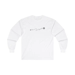 Gildan 2400 Men and Women Cotton Crew Neck Long Sleeve T-Shirt - Picture 1 of 7