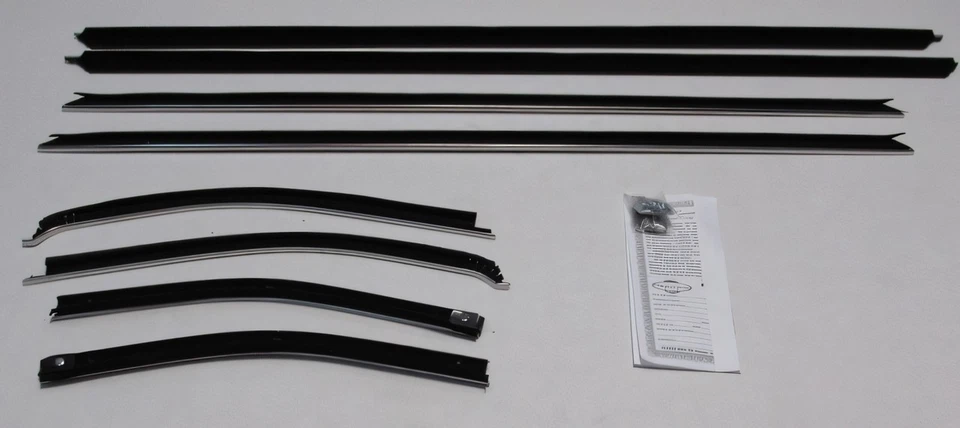 Черная передняя задняя уплотнительная полоска для Oldsmobile Cutlass 1969 года выпуска - Изображение 1 из 4