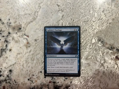 Mtg Sphinx’s Tutelage - Magic the Gathering Sphinx’s Tutelage Played - Image 1 of 2