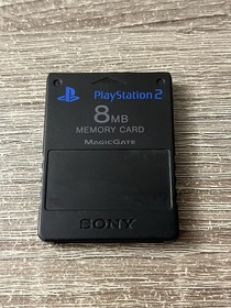 Official OEM Sony PlayStation 2 [SCPH-10020] PS2 Black 8 MB Memory Card