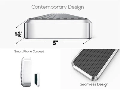 Escadas laterais de aço polido APS ajuste 05-11 Dodge Dakota quad cab - Imagem 1 de 3