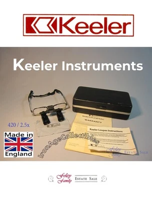 Keeler Instruments Surgical Loupes 420 / 2.5x Prismatic Precision Magnification - Image 1 of 4