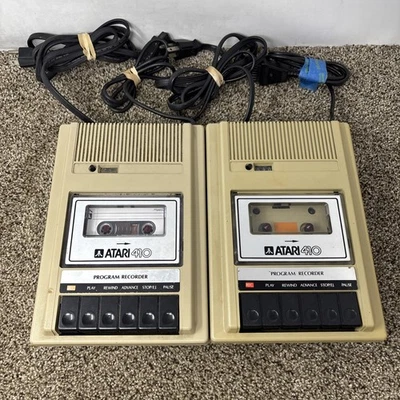 Grabadora de Programa Atari 410 Vintage Modelo No. LOTE DE 2 piezas/reparación 410 Foto 1 de 4
