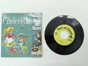 Vintage 1960's Cinderella-45 RPM Vinyl-Album-LP-Record & Book - Picture 1 of 7