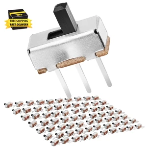 SPDT Mini Micro Slide Switch 1P2T 2 Position 70Pcs 3Mm Toggle Vertical Slide Swi - Picture 1 of 6
