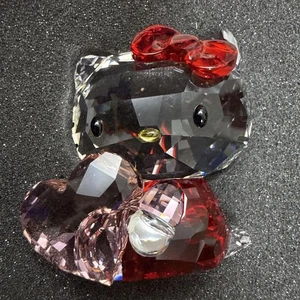 [RARE] Swarovski Crystal × SANRIO "Hello Kitty Pink Heart" Figurine 5135886 - Picture 1 of 5