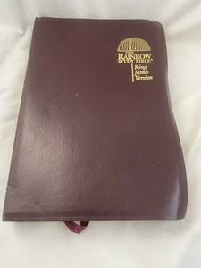 KJV The Rainbow Study Bible Burgundy King James Version BOLD LETTER Edition - Bild 1 von 8
