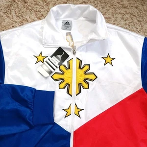 Chaqueta deportiva vintage Adidas Filipinas Filipinas para hombre XXL roja blanca azul - Imagen 1 de 6