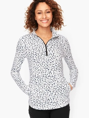 Talbots HALF ZIP PULLOVER Size Small - Image 1 of 4