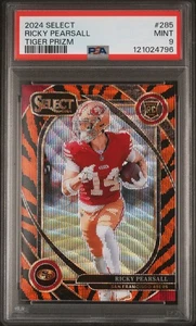 Panini Select Premier Level Tiger Prizm Ricky Pearsall #173 Rookie RC PSA 9 2024 - Imagen 1 de 3