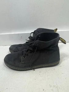 Stivali da combattimento Dr Doc Martens Tobias in tela nera morbida uomo 9/donna 10 scarpe - Foto 1 di 7