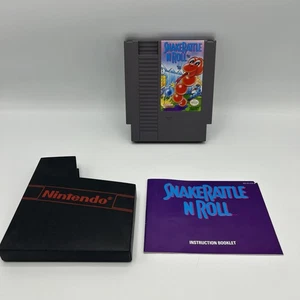 Snake Rattle 'n' Roll (Nintendo Entertainment System, 1991) Manual & Sleeve - Picture 1 of 4