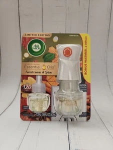 Repuesto de aceites esenciales Air Wick Forest Leaves & Spices. 2 recambios + 1 calentador - Imagen 1 de 2