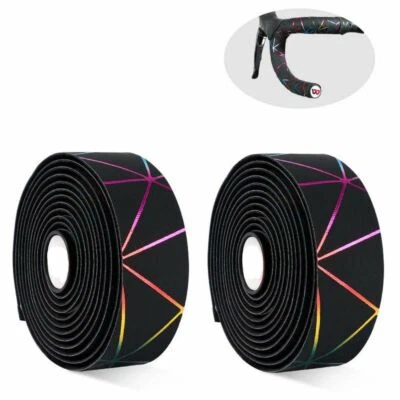 1Pair Soft Road Bike Bicycle Handlebar Tape Cycling Handle Bar Tape Professional - Image 1 of 4