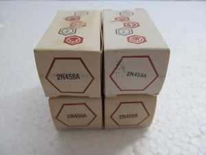 QTY=4 New in Box 2N458A Texas Instruments Transistor, Vintage Semiconductor - Picture 1 of 5