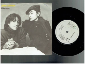 JOHN LENNON WOMAN 1981 7 INCH VINYL SINGLE - Picture 1 of 1