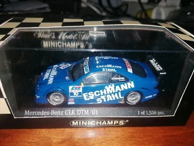 Minichamps 1/43 Mercedes CLK DTM #10 DTM 2001 P. Huisman 400 013110 - Immagine 1 di 2
