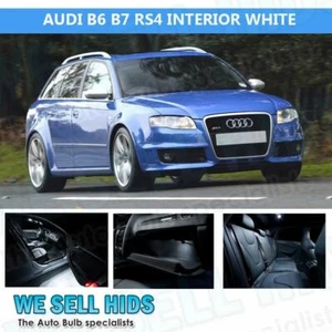 20x AUDI A4 B6 B7 RS4 Estate White LED Interior Kit Light Bulb Canbus Error Free - Picture 1 of 1