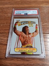 1993 WWF Wrestlemania VI (6) Ultimate Warrior Coliseum Video Card PSA 8 WWE HOF