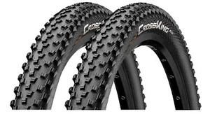 2 x Neumáticos de bicicleta Continental Cross King Wire MTB negro 20" 24" 26" 27,5" 29" - Imagen 1 de 12