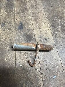 Old Rare PAT 1888 Vermont Rolled Tin Metal Sap Maple Syrup Tree Tap Spout Spile