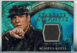 Stargate Atlantis Season 1 Costume Card Robert Davi as Commander Acastus Kolya - Picture 1 of 1
