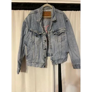 Levi's 501 Denim Jacket Large Vintage Live the Legend - Picture 1 of 12