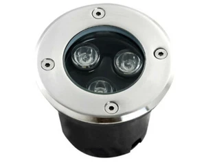 3W LED Buried Inground Light Garden Pathway Underground Lamp DC12V Warm White - Picture 1 of 6