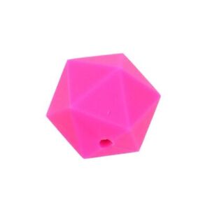 10pcs Hexagon Shape Silicone Bead Baby Necklace Accessory Tool BPA Safe