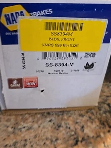 Napa SS-8394-M Premium Disc Brake Pads NOS New Old Stock - Picture 1 of 8