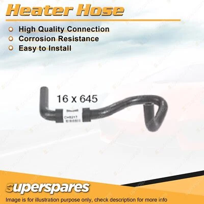 1 x Heater Inlet Hose 16mm x 645mm for Isuzu D-MAX TF 3.0L 4 cyl DOHC 2012-On - image 1 of 2