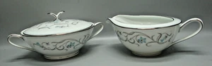 Noritake ALICIA (5762) Creamer & Sugar Bowl with Lid Set - Picture 1 of 2