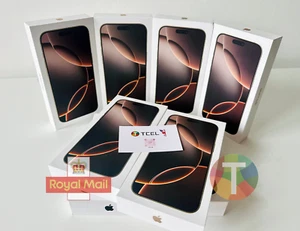 SEALED Apple iPhone 16 Pro Max Desert Titanium (Unlocked) UK Next Day Delivery - Picture 1 of 22