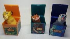 Jouets vintage Burger King enfants roi lion jouet doigts boîtes à marionnettes Simba Pumbaa Rifiki