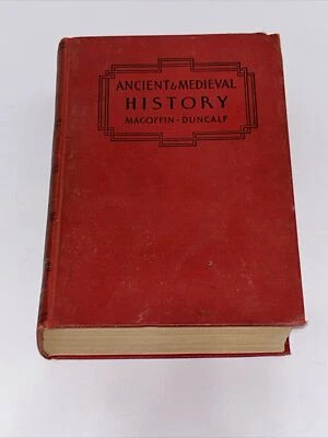 Ancient and Medieval History By Ralph V.D.  Magoffin and Frederic Duncalf (1934) Foto 1 de 4