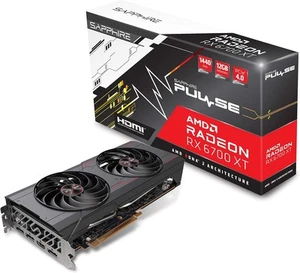 SAPPHIRE PULSE AMD Radeon RX 6700 XT 12GB GDDR6 Graphics Card - New - Afbeelding 1 van 3