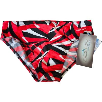 Dolfin Masculino Reliance Red Viper All-Over Racer P7800 Tamanho 36 Novo com etiquetas - Imagem 1 de 4