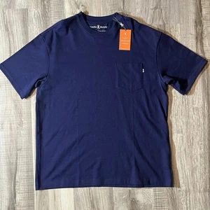 Psycho Bunny Shirt Mens 6 Large Blue Clyde Relaxed Pocket Short Sleeve Casual - Picture 1 of 11