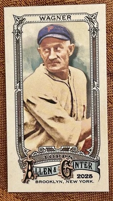 2025 Topps Allen & Ginter Mini A & G Back Honus Wagner-Piratas 🔥🔥 Foto 1 de 2