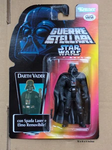 STAR WARS POTF2 DARTH VADER SHORT SABRE GUERRE STELLARI ITALIAN RARE Z264 - Picture 1 of 7