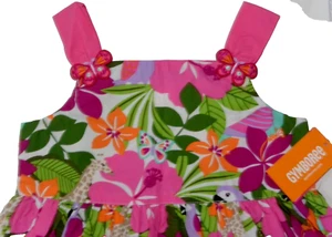 Gymboree Girls 4T Dress Floral Summer Safari Dress NWT - Picture 1 of 5