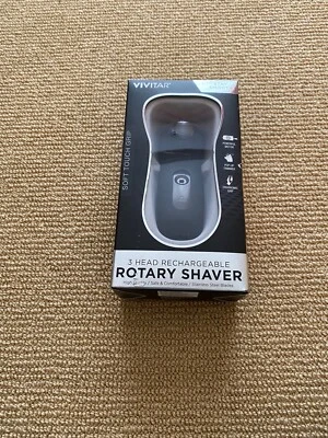 Afeitadora giratoria recargable Vivitar de 3 cabezales, nueva Foto 1 de 4