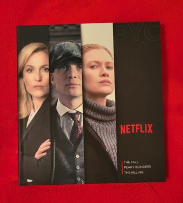 Netflix, The Fall, Peaky Blinder and The Killing, FYC EMMY Promo 3 DVDs 2015 Foto 1 de 4