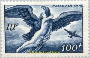 EBS France 1947 - Airmail - Aegina abducted by Zeus - YT PA18 - MNH**